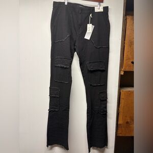 Black Relaxed Men Jeans